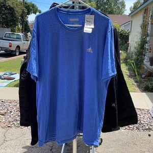 Adidas aeroknit blue tshirt